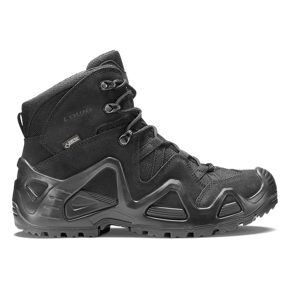 Scarpe Militari Uomo Lowa Zephyr GTX Mid TF Nere CHBSOA-071